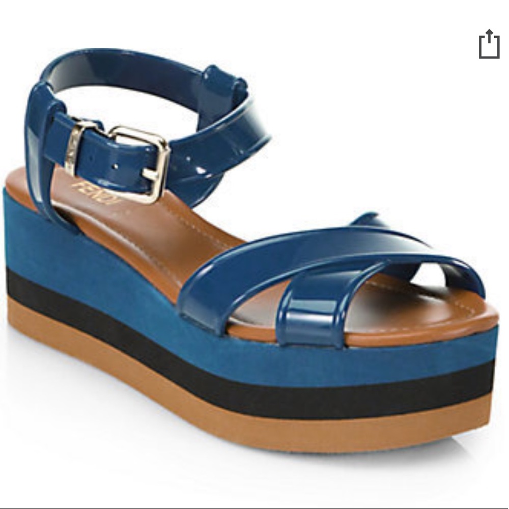 AUTHENTIC Fendi platform sandal